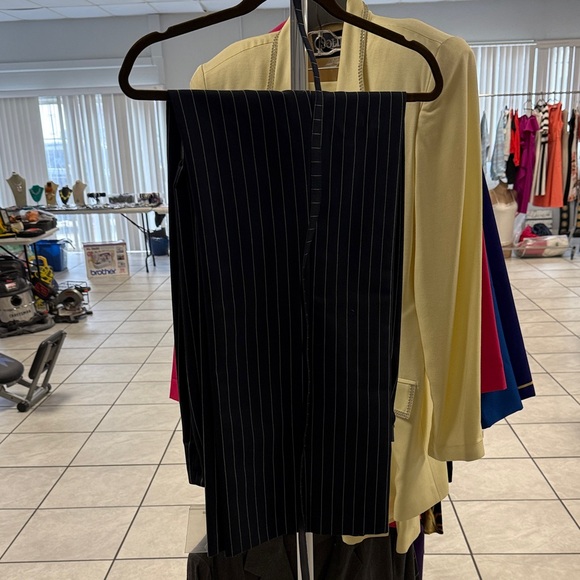 Tower Black Pinstripe Women's Blazer - Picture 2 of 2